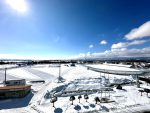 旭川龍谷高等学校：冬の学校風景